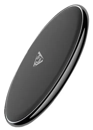 Зарядка беспроводная Qcyber 010292, Qi, 10Вт, LED