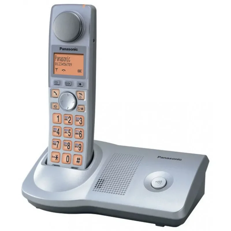 Panasonic KX-TG7175RUS <Silver>р/телефон(трубка с ЖК дисп,Bone Conduction,DECT)передача звука через (Витринный образец)