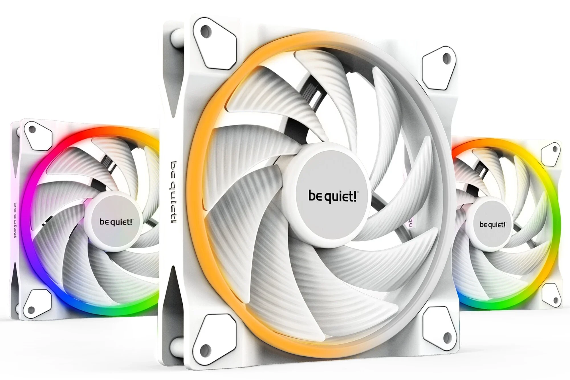 be quiet! <BL102> Light Wings White (4пин, 140x140x25мм, 23.3дБ,  1500об/мин,  3шт)
