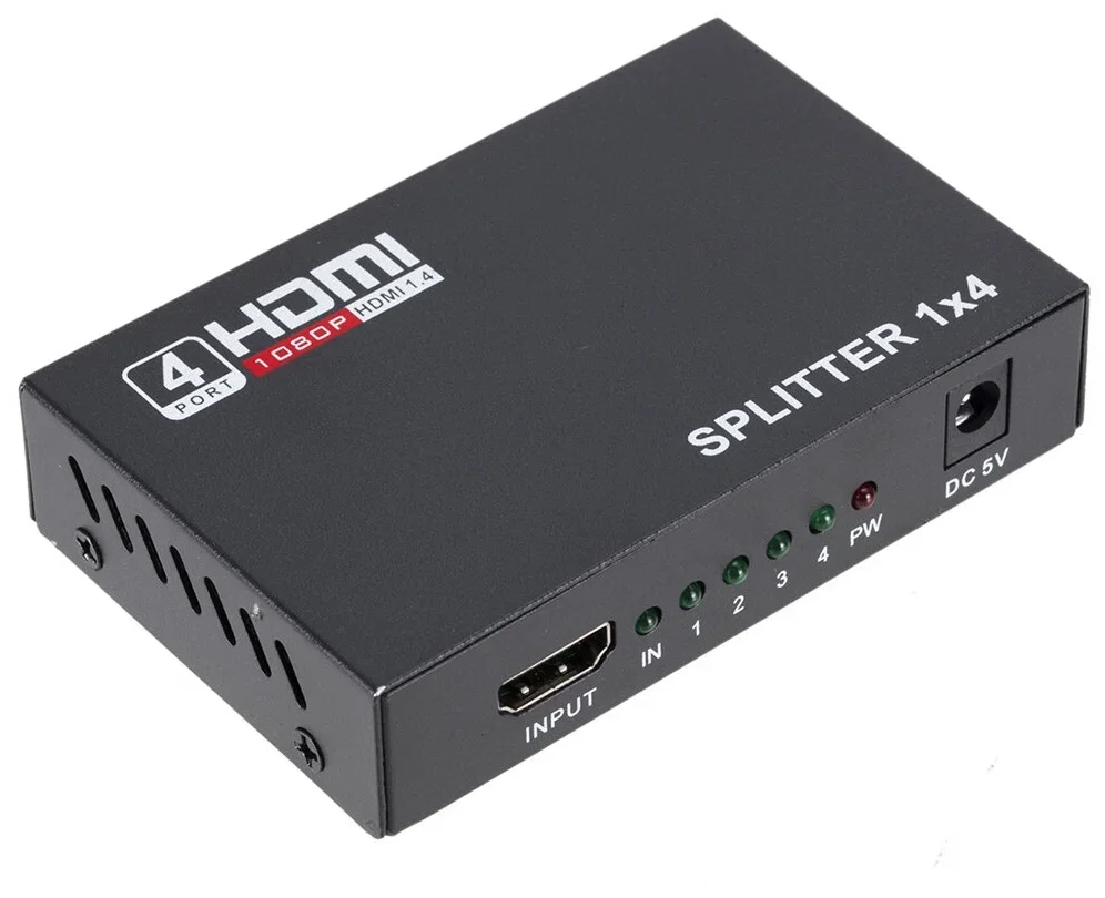 Сплиттер HDMI 4х1 Ultra HD V-2.0 (4Кх2К, 3D) /VСonn