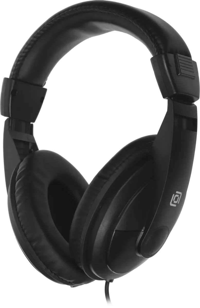 (Поврежденный товар) Проводные наушники Oklick HP-M211V черный, полноразмерные, Jack 3.5 мм [См.описание!]