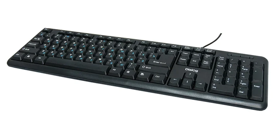 Клавиатура Dialog KS-020U (Black&Orange) (USB) 104КЛ