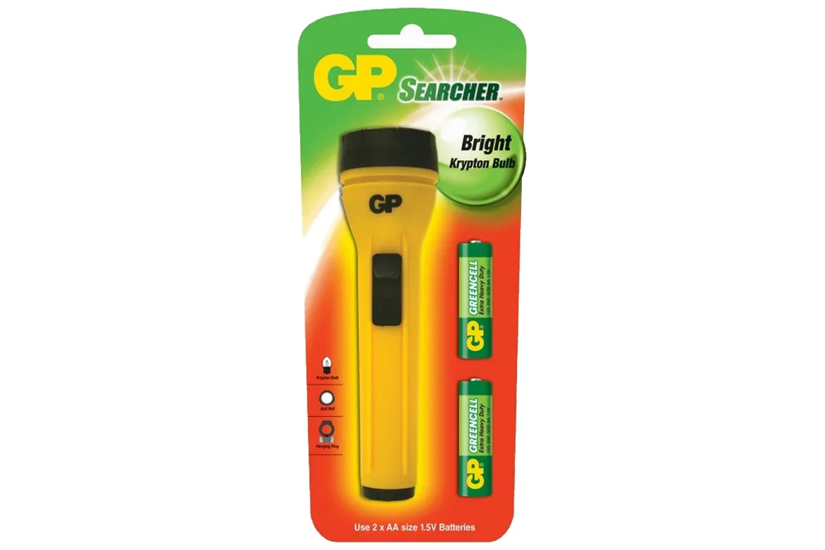 Фонарь GP L031/G2-BC1 (2*R6) влагостойкий