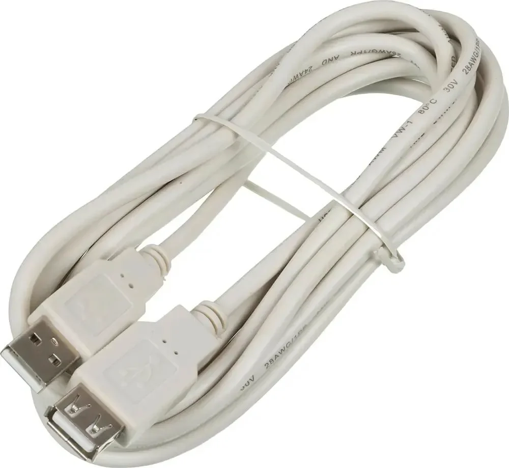удлинительный USB 2.0 A-->A Ningbo 3m с ферритовыми кольцами
