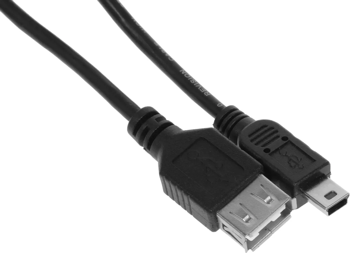 <020823> Кабель-переходник mini USB (m) < - > USB-A (f), Cablexpert 0.20м OTG [A-OTG-AFBM-002]