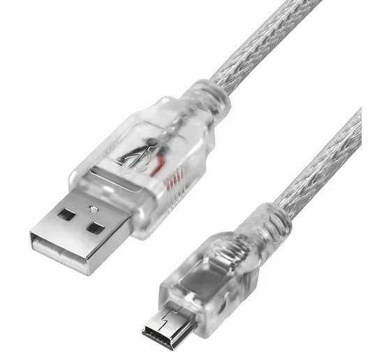 GCR PROF 3.0m USB 2.0 AM/BM, черный, феррит. кольцо, 28/24 AWG, экран, армирование, заземление, морозостойкий