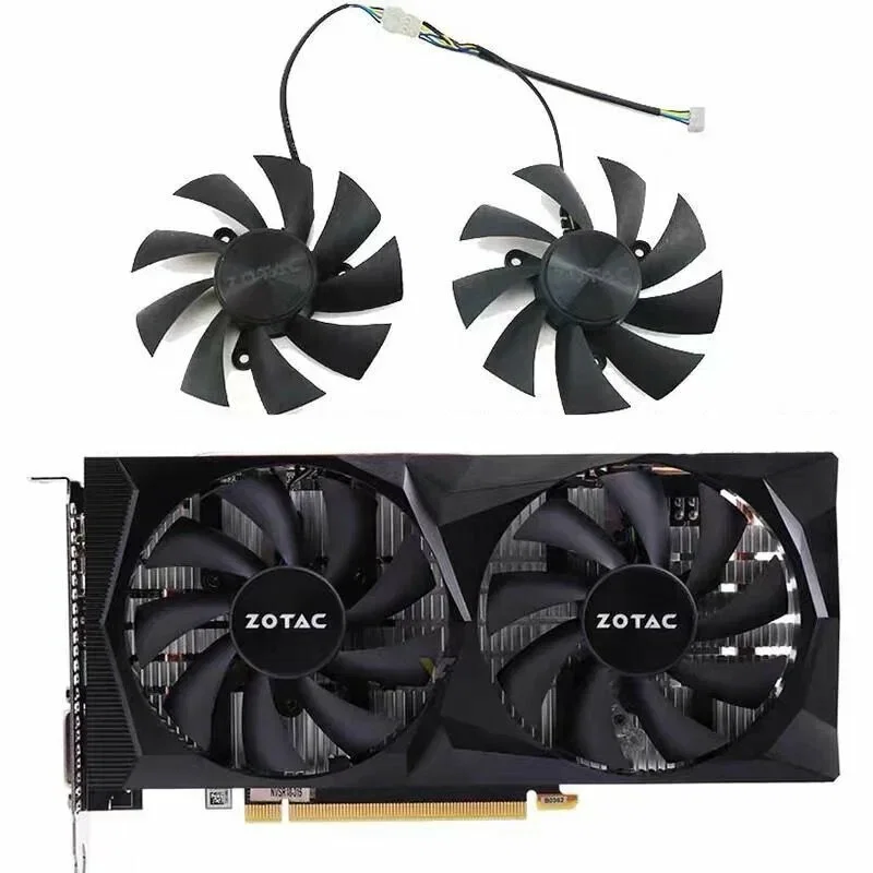 Вентилятор для видеокарты Zotac GeForce RTX 2060, 2070, 87 мм, GA92A2H, GTX1660, 1660Ti