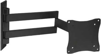 Кронштейн ARM Media LCD-7101 черный для LCD/LED ТВ 10"-26", настенный, 4 степени свободы, VESA 75/100, max 15 кг