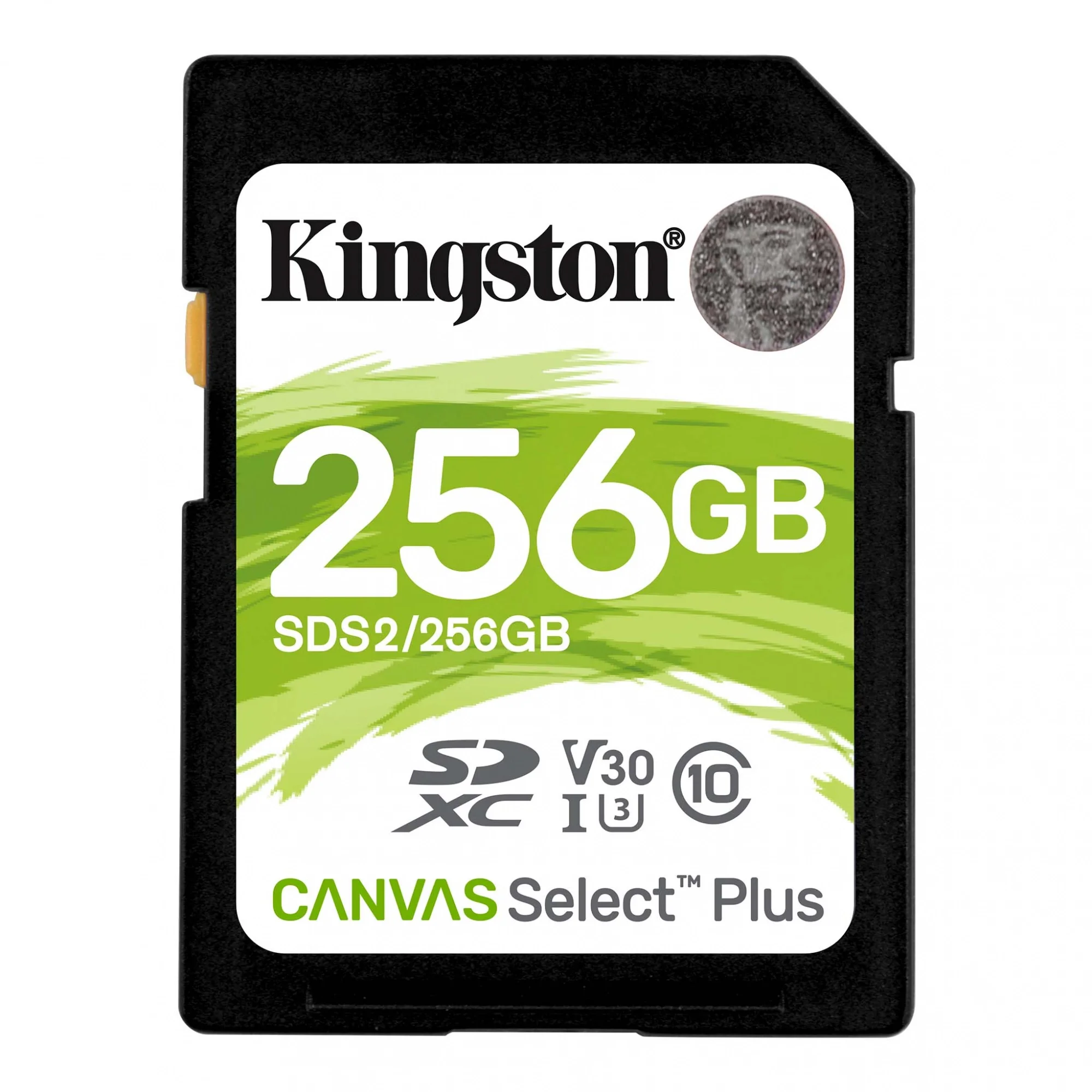 SecureDigital 256Gb Kingston SDS2/256GB {SDXC Class 10 UHS-I U3 Canvas Select Plus}