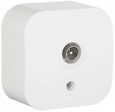 Розетка TV Legrand 782215, открытой установки, тип звезда, белый