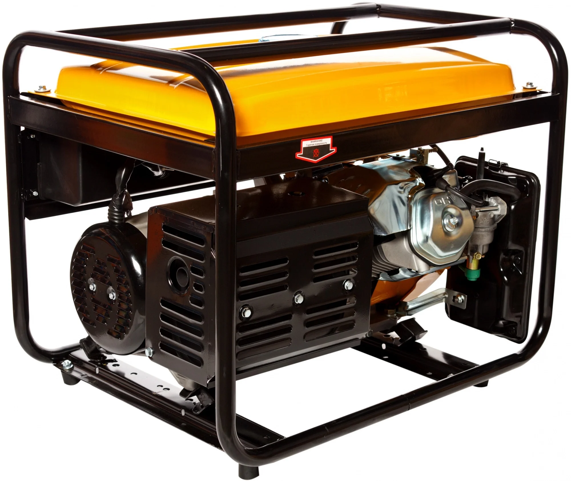 Генератор бензиновый RedVerg RD-G5500. 13,0л.с; 389куб.см; GM188F; запуск- ручной; бак- 25л,5,0кВт, макс.- 5,5кВт; 220В;