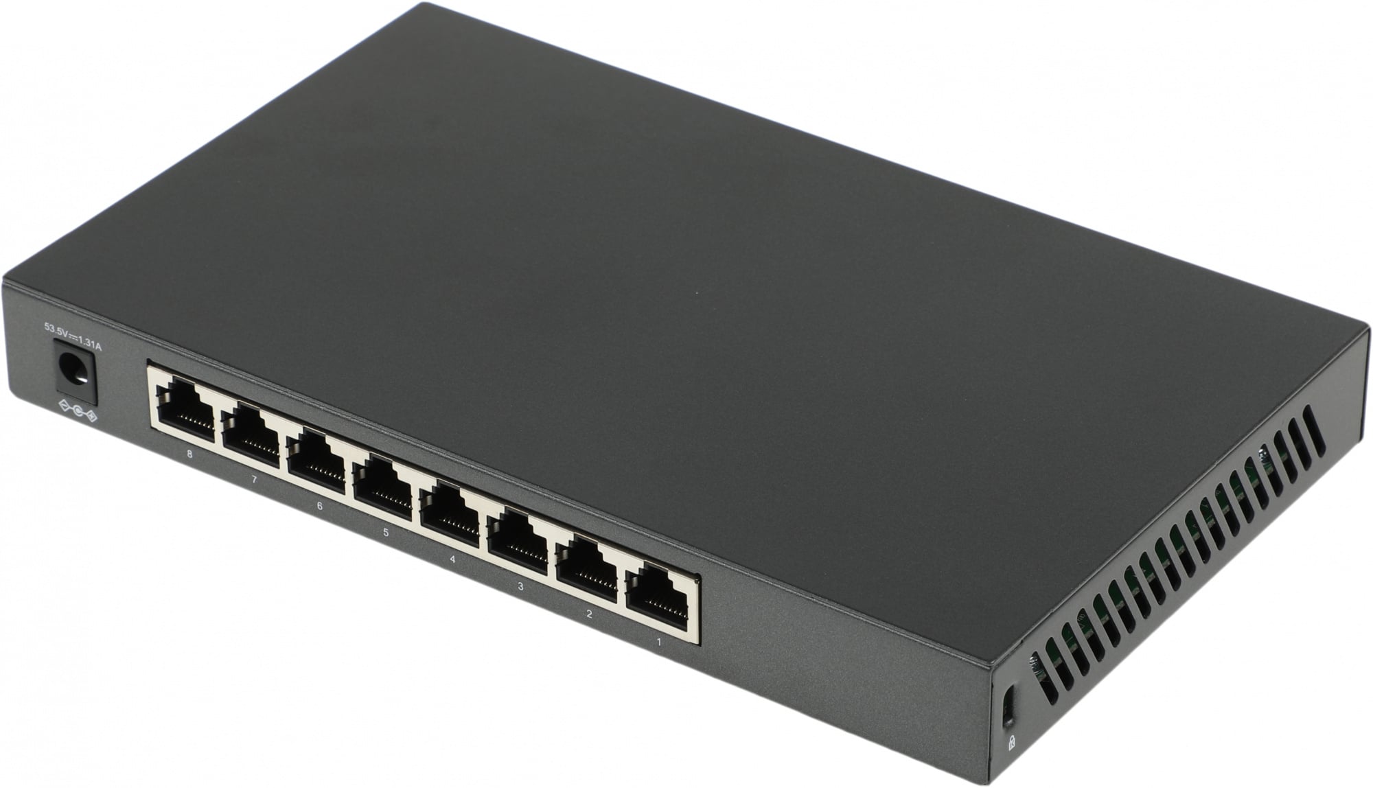 Коммутатор/ 8-Port Gigabit Smart Switch with 4-Port PoE+, 4? Gigabit PoE+ Ports, 802.3at/af, 62 W PoE Power, Desktop Steel Case