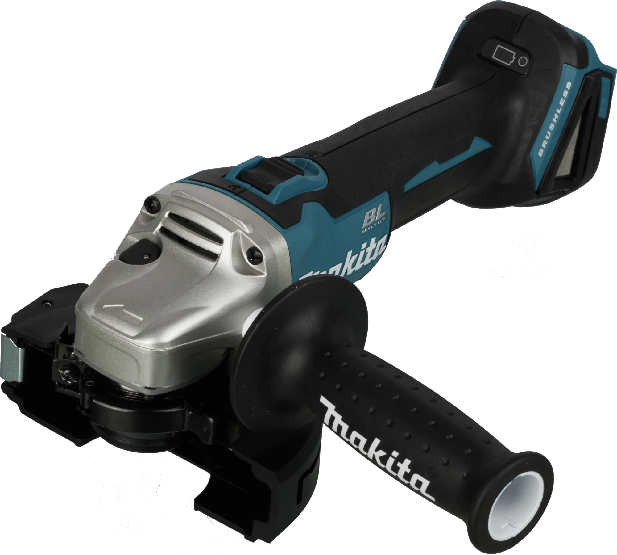 Makita DGA504Z Угловая шлифовальная машина аккумуляторная ф125мм [DGA504Z] {18В,Li-ion,8500об\м,2.5кг,кор,б\акк и з\у,совмест с  4Ач Li-ion}
