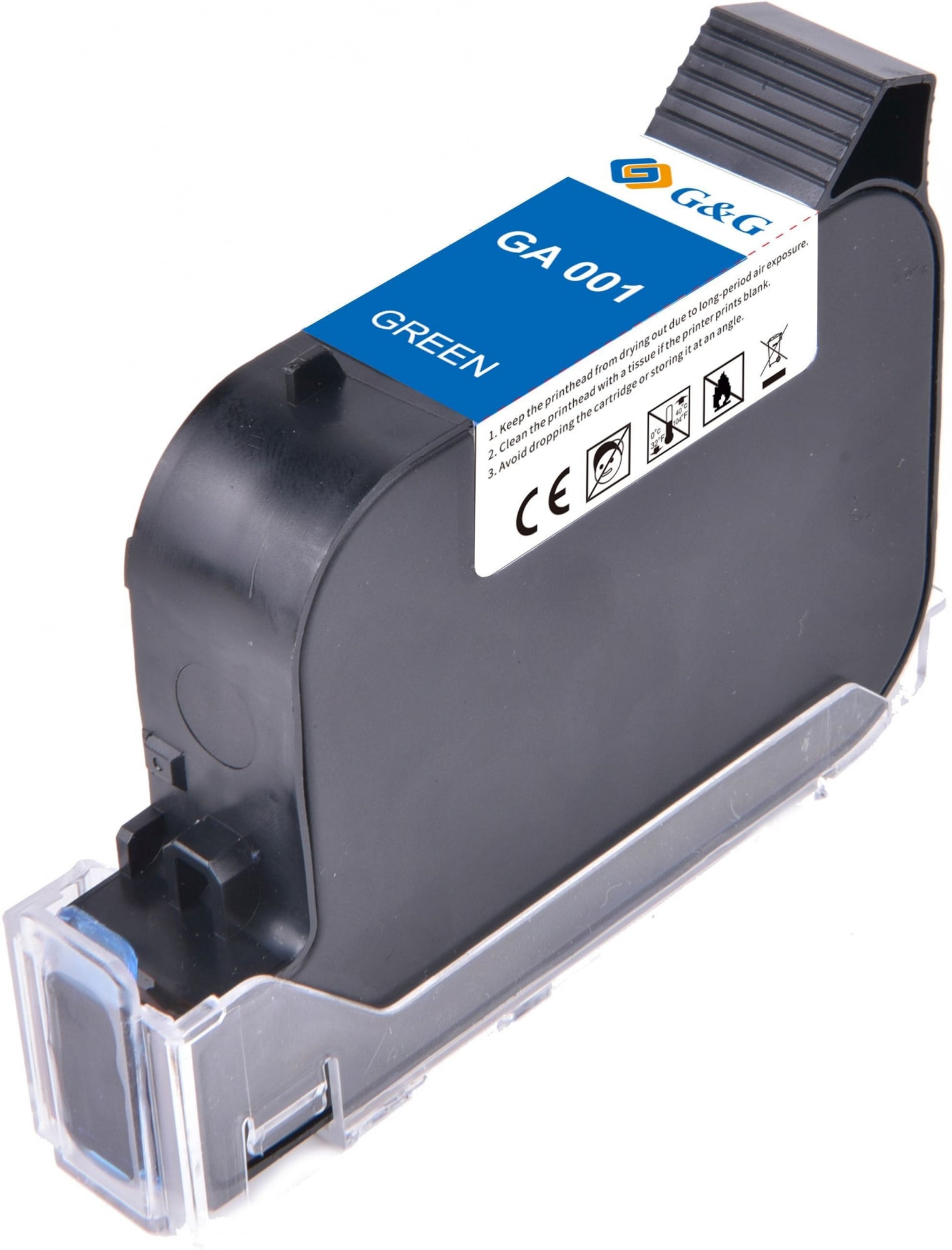 Картридж струйный G&G GA-001G зел.пигм. (42мл) для G&G GG-HH1001 с чипом