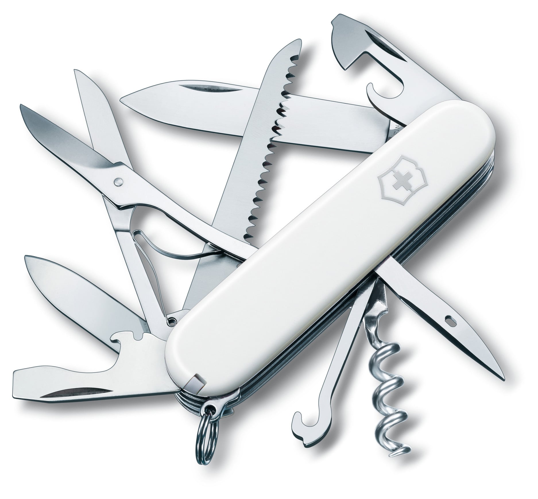 Нож перочинный Victorinox Huntsman (1.3713.7) 91мм  14функц. белый карт.коробка