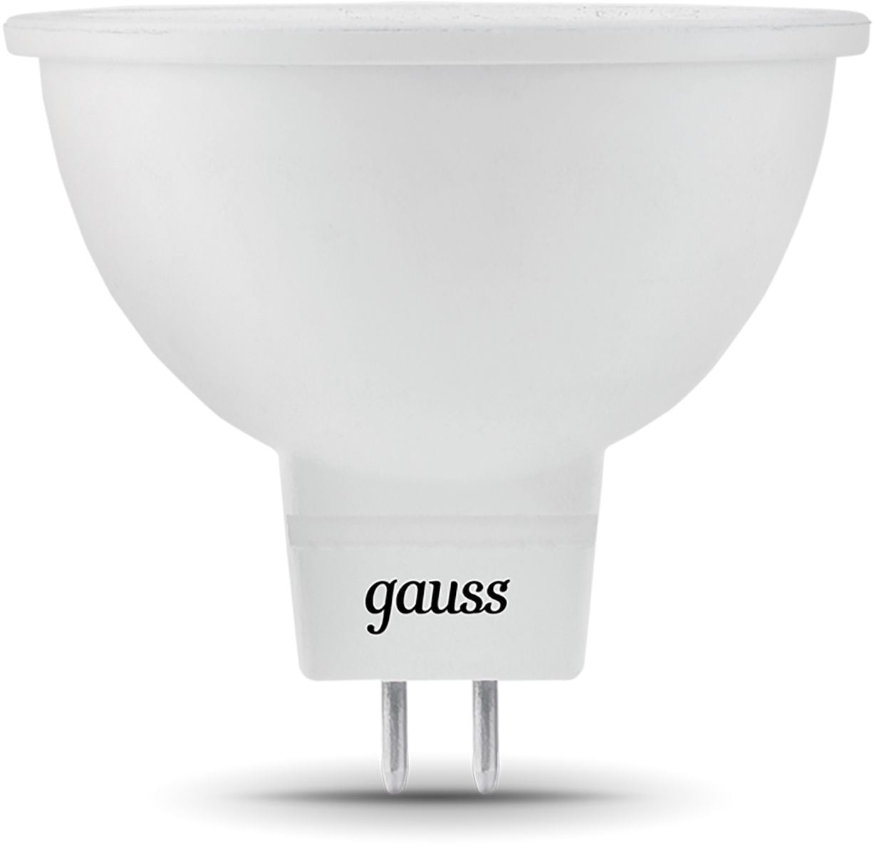 Лампа светодиодная Gauss Black 7Вт цок.:GU5.3 рефлек. 220B 4100K св.свеч.бел.нейт. MR16  (упак.:10шт)  (101505207)
