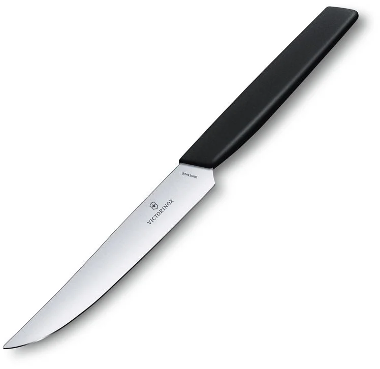 Нож Victorinox 6.9003.12, для стейка, 120 мм, прямая заточка, черный
