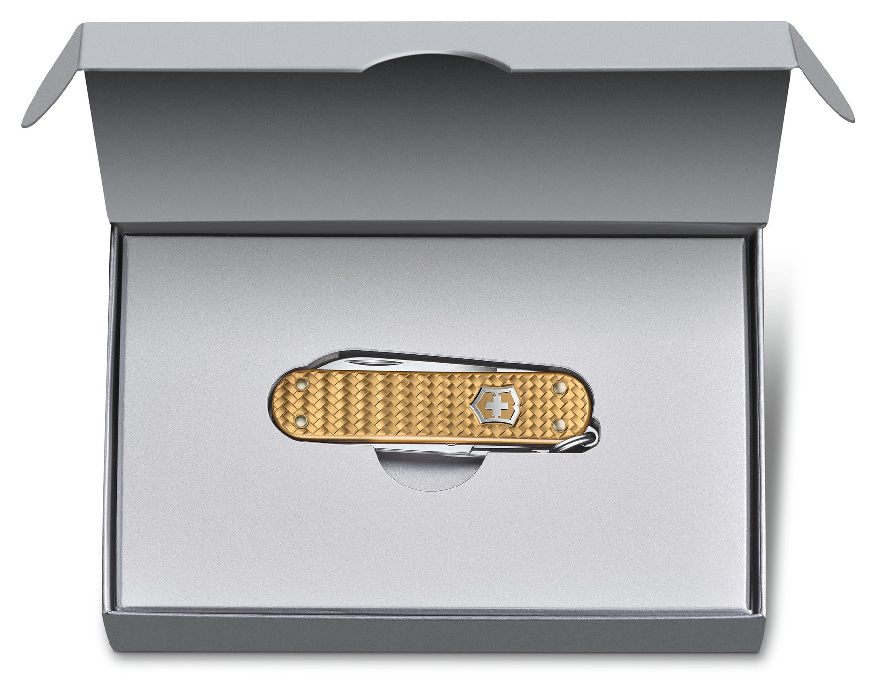 Нож перочинный Victorinox Classic Precious Alox (0.6221.408G) 58мм  5функц. золотистый подар.коробка