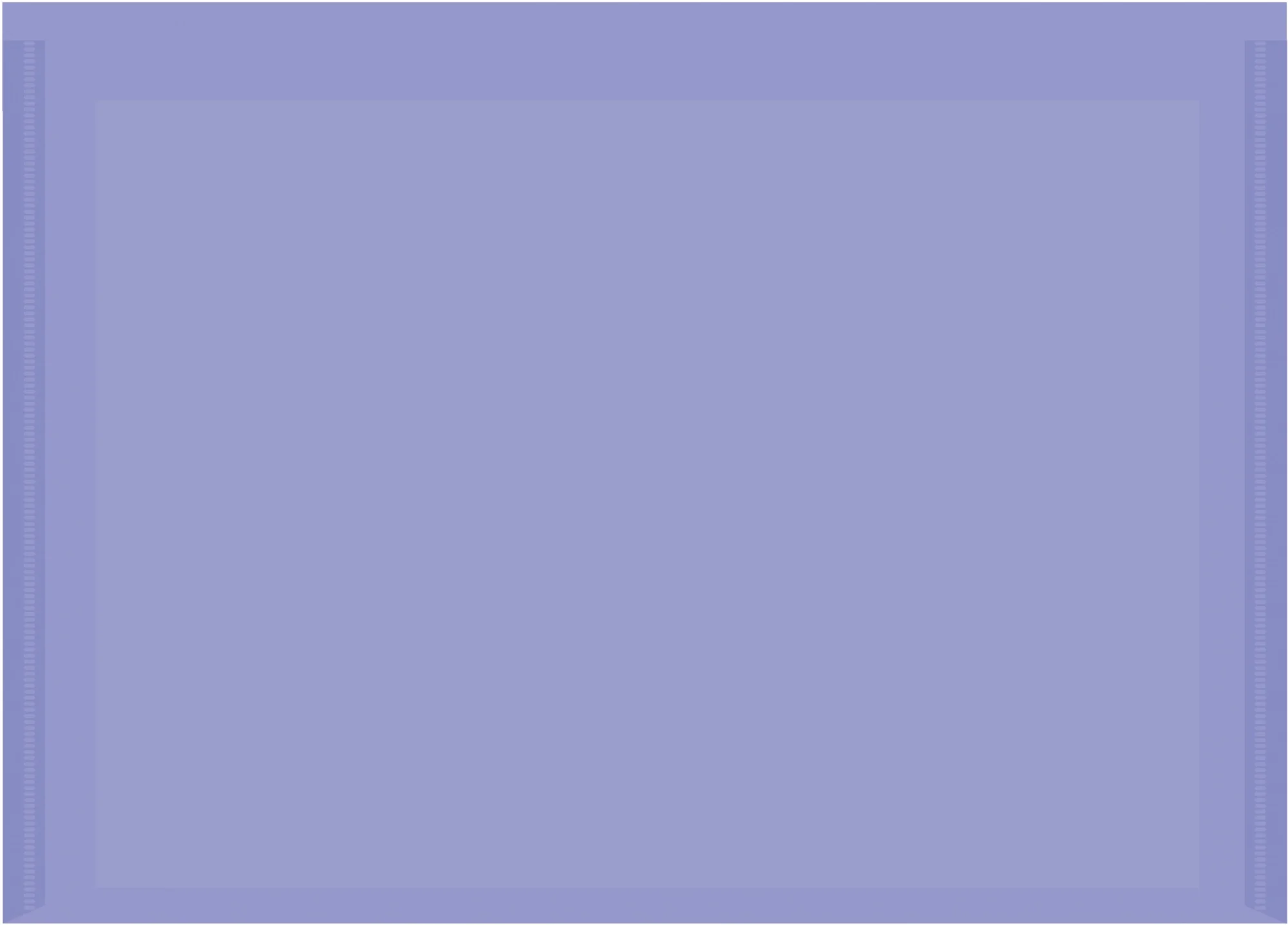 Конверт на кнопке Бюрократ Pastel -PKPAST/VIO A4 пластик  0.18мм  фиолетовый