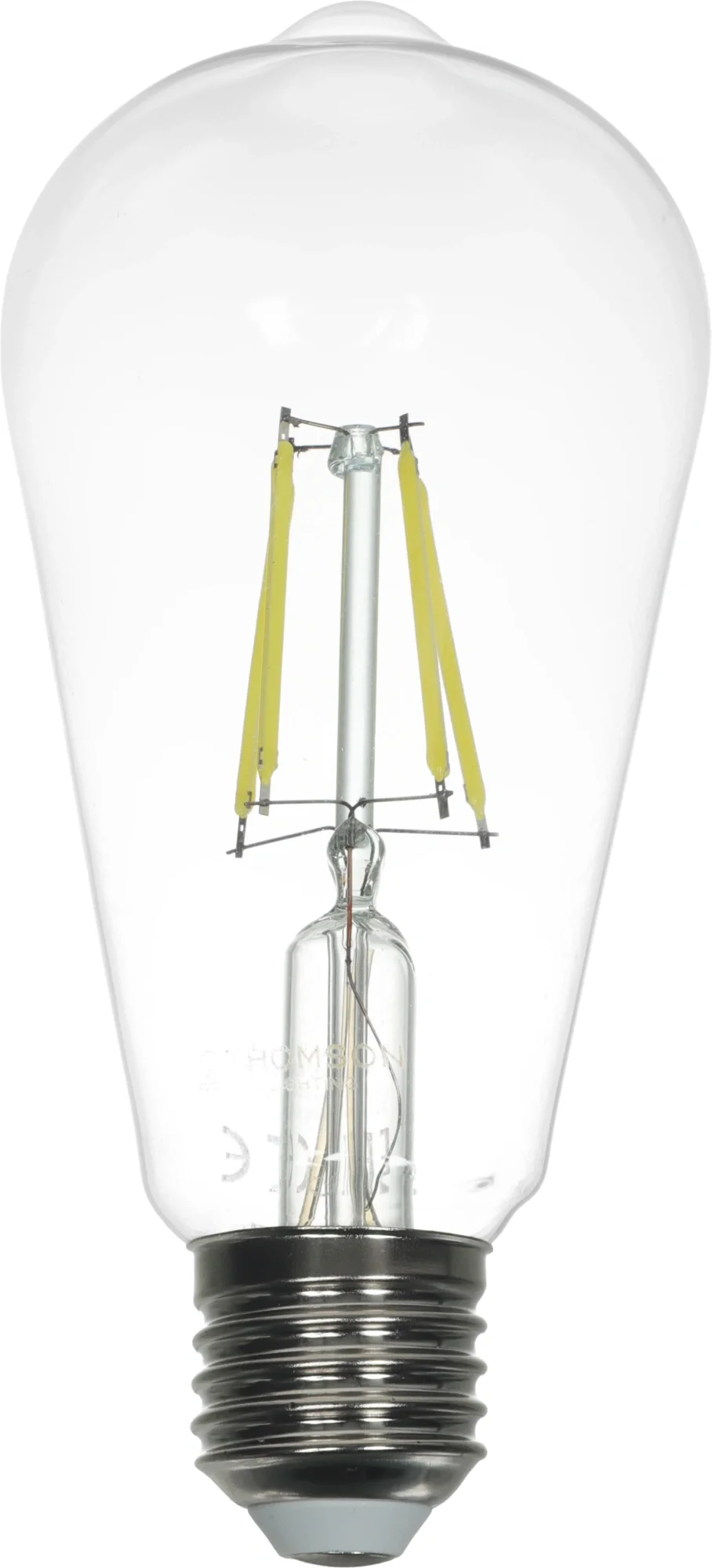 Лампа филам. Thomson Filament TH-B2341 7Вт цок.:E27 эдисон 220B 6500K  св.свеч.бел.хол. ST64 (упак.:1шт)