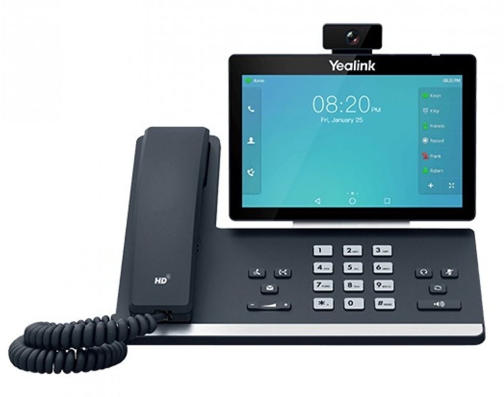 IP-телефон Yealink SIP-T58W, 7" сенсорный экран, Android, Wi-Fi, Bluetooth