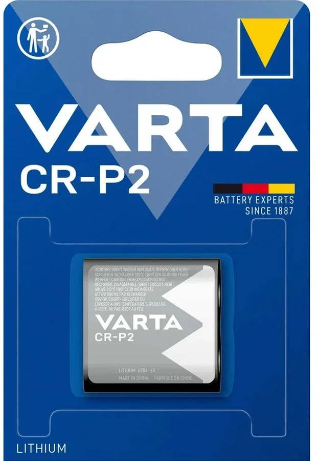 Батарейка Varta 06204301401, CR2, 6V, литиевая