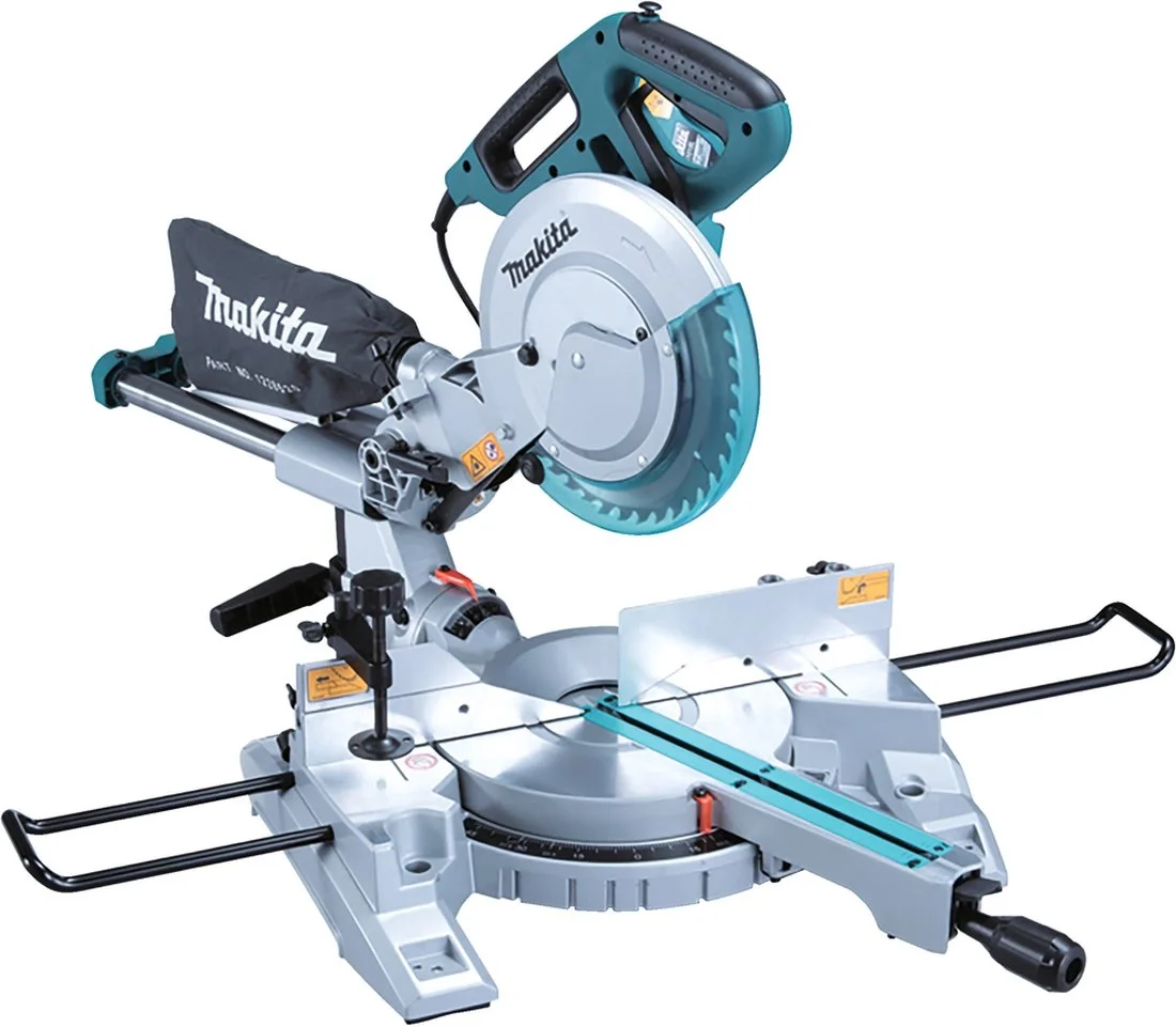 Makita LS1018LN Пила торцовочная [LS1018LN] {1430Вт,4300об\м,дискф255-260х30мм,рез-91х310мм,19.9кг,кор,наклон-45\45гр,пов:47\60гр,лазер}