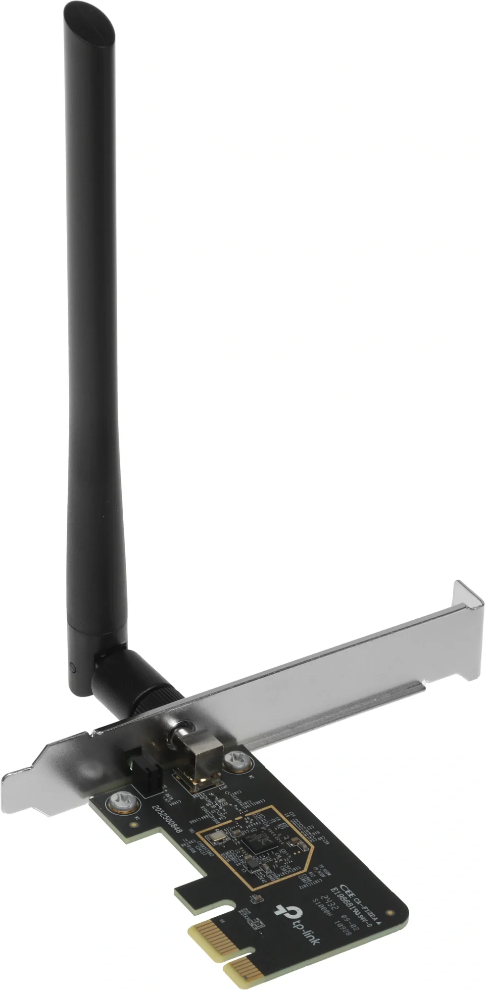 TP-Link Archer T2E Двухдиапазонный Wi-Fi адаптер PCI Express AC600, до 200 Мбит/с на 2,4 ГГц + до 433 Мбит/с на 5 ГГц