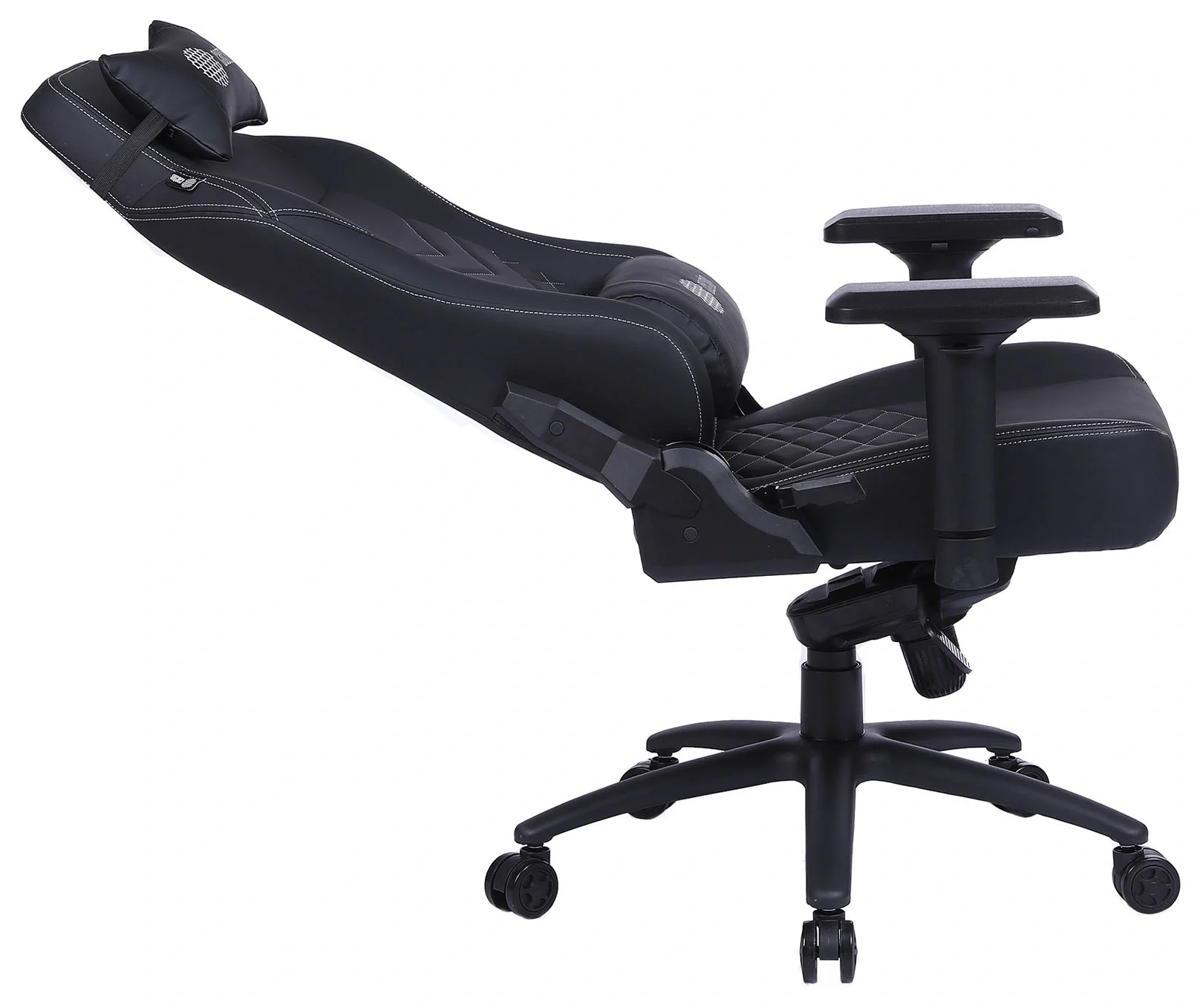 Кресло игровое Cactus CS-CHR-0112BL черный сиденье черный эко.кожа с подголов. крестовина металл  пластик  черный