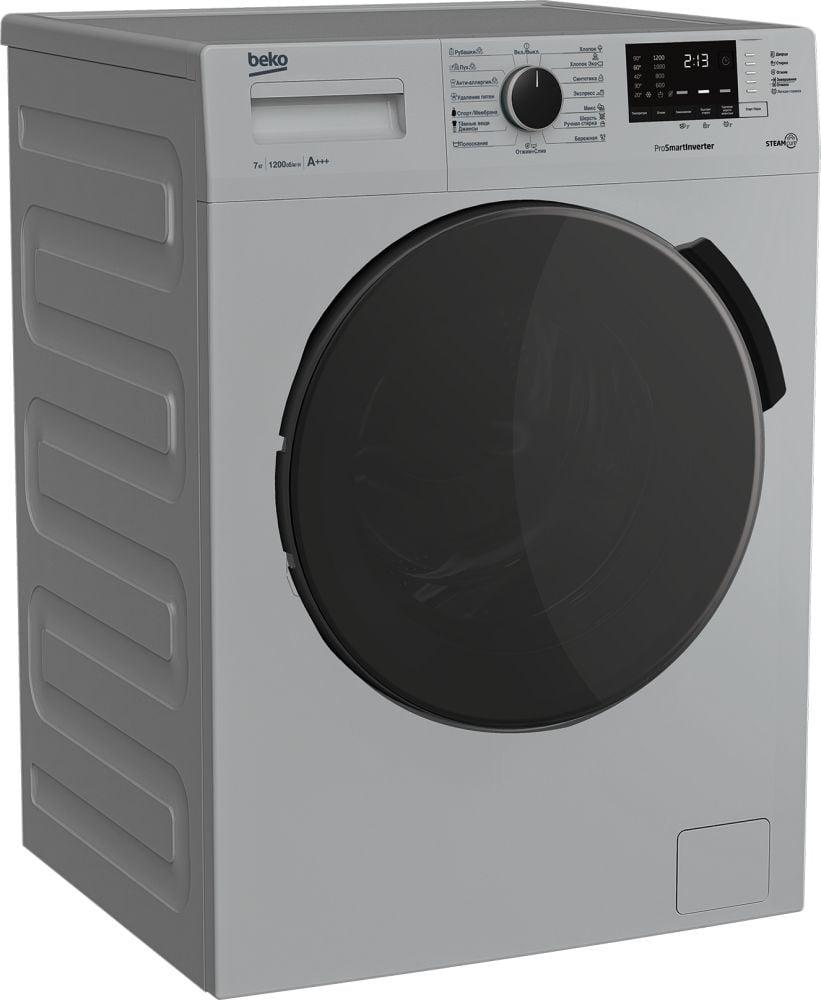 Стиральная машина Beko RSPE78612S 7322710002, фронтальная, 7 кг, инвертор