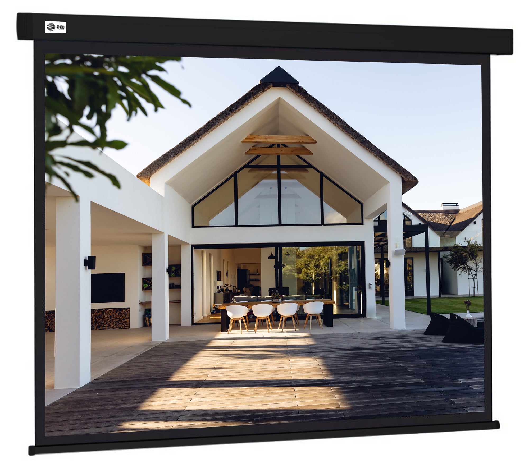 Экран Cactus 84" 128x170.7см Wallscreen CS-PSW-128X170-BK 4:3 настенно-потолочный рулонный черный