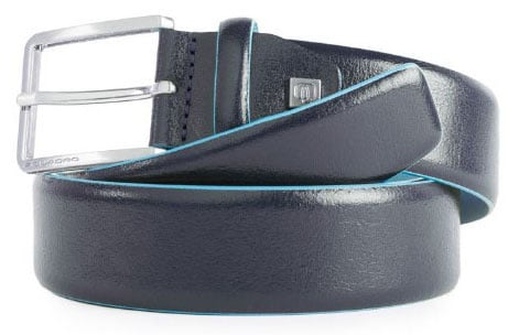 Ремень мужской Piquadro Blue Square CU5258B2/BLU2 регулир. 125х3.5см синий натур.кожа