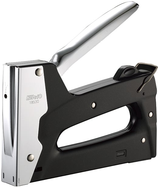 Теккер Kw-Trio 18530BLACK 24/6 24/8 23/6 23/8 23/10 (20 листов) снижение усилия, черный, 1000 скоб, металл, коробка