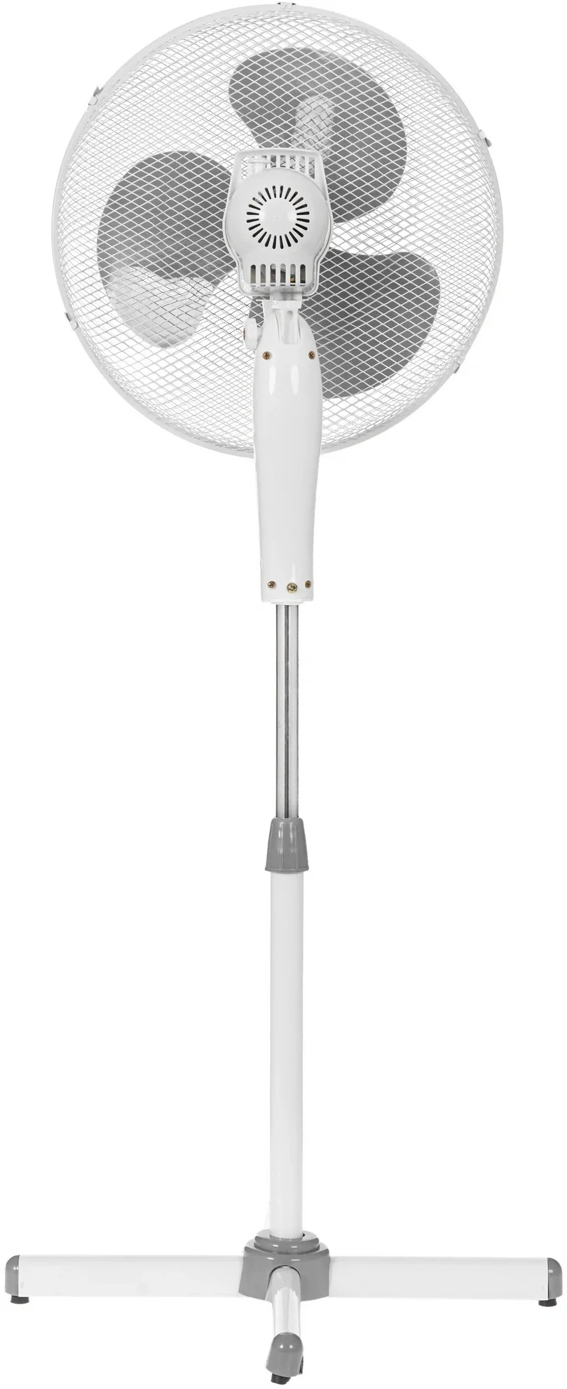 Вентилятор SCARLETT SC-SF111B01 белый/серый, напольный, 45 Вт, 3 скорости, 40 см