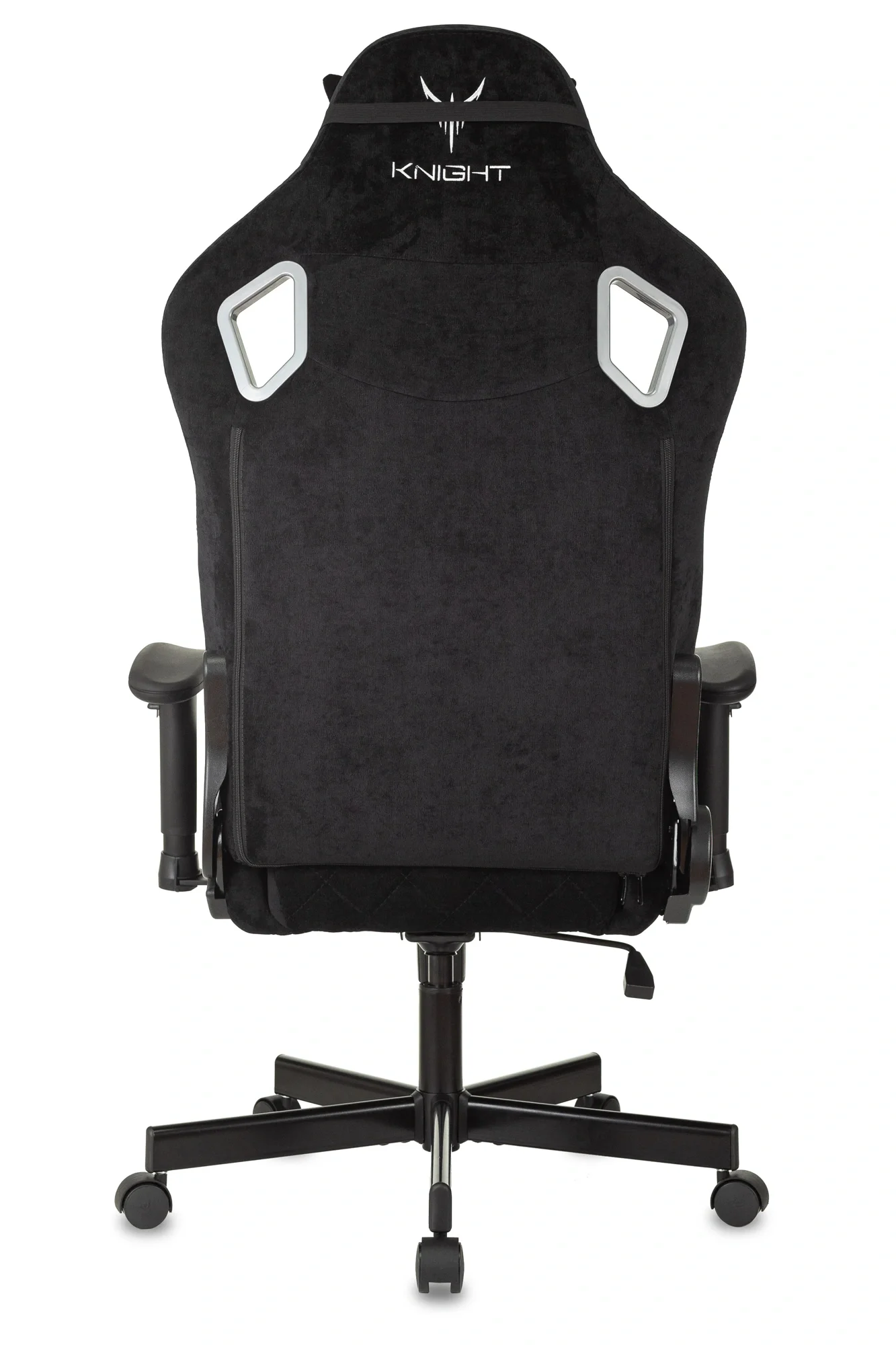 Кресло игровое Knight Outrider LTD черный Light-20 с подголов. крестов. металл
