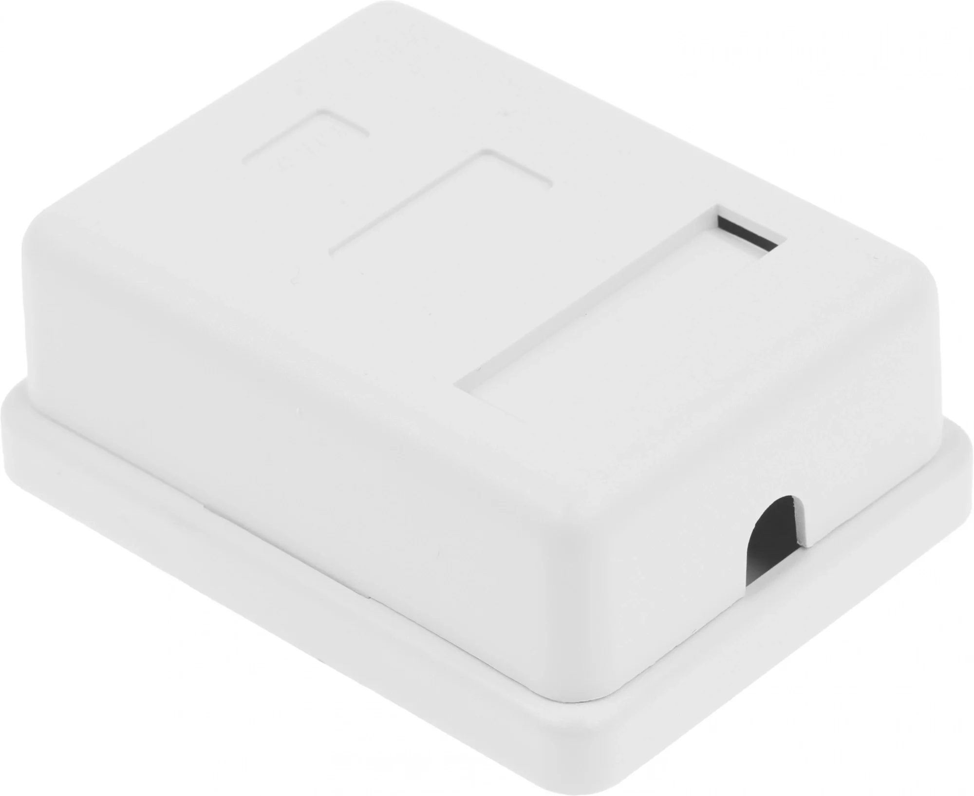 Розетка Hyperline SB1-1-8P8C-C5e-WH, RJ-45, Cat.5e, одинарная, внешняя