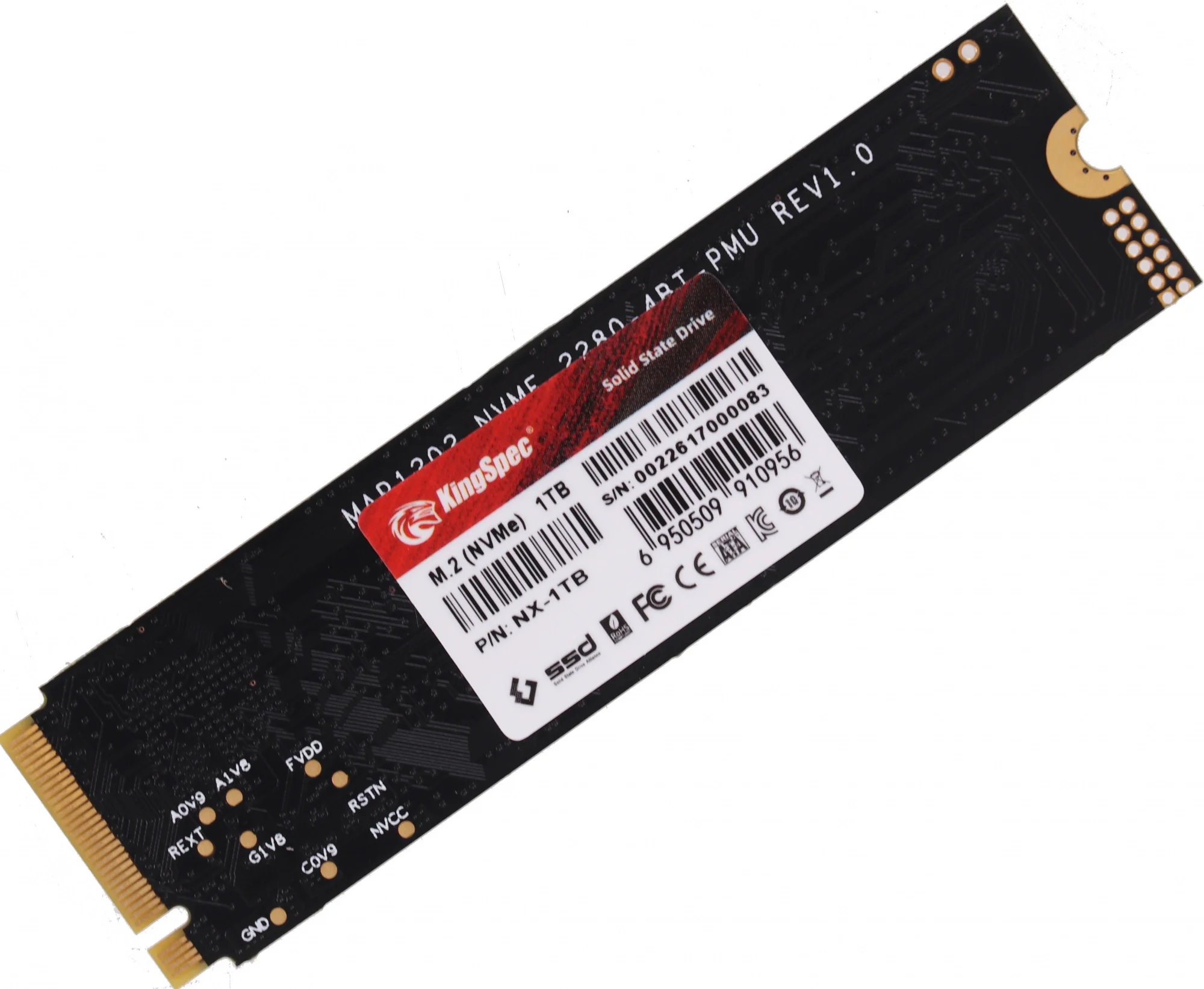 Твердотельный накопитель SSD M.2 1000 Gb Kingspec NX Series Read 3400Mb/s Write 3100Mb/s 3D TLC NX-1TB 2280