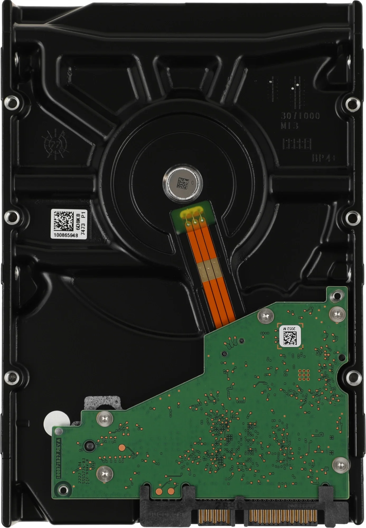Диск HDD Seagate - SkyHawk AI, для систем видеонаблюдения, SATA, 6 Гб/с, 3.5", 8 ТБ, 7200 rpm, 256MB, ST8000VE001