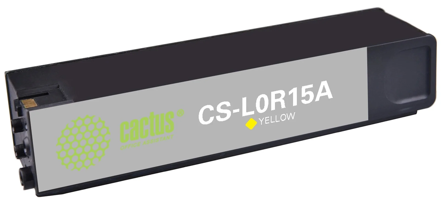Картридж струйный Cactus CS-L0R15A 981Y желт.пигм. (240мл) для HP PageWide Enterprise Color 556dn/556xh/Flow MFP586z с чипом
