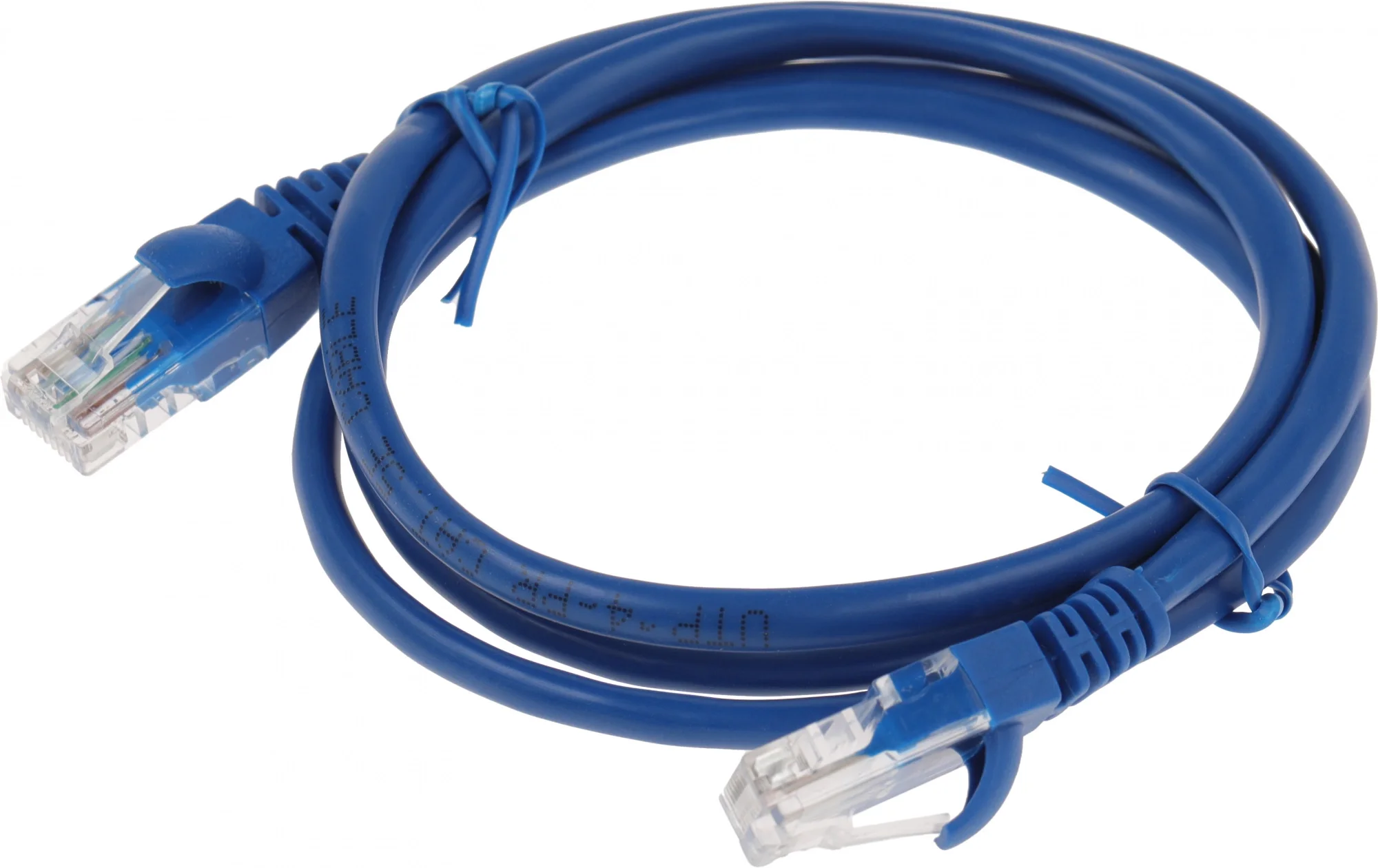 Патч-корд Cablexpert PP12-1M/B 1000Гбит/с UTP 4 пары cat.5E CCA molded 1м синий RJ-45 (m)-RJ-45 (m)