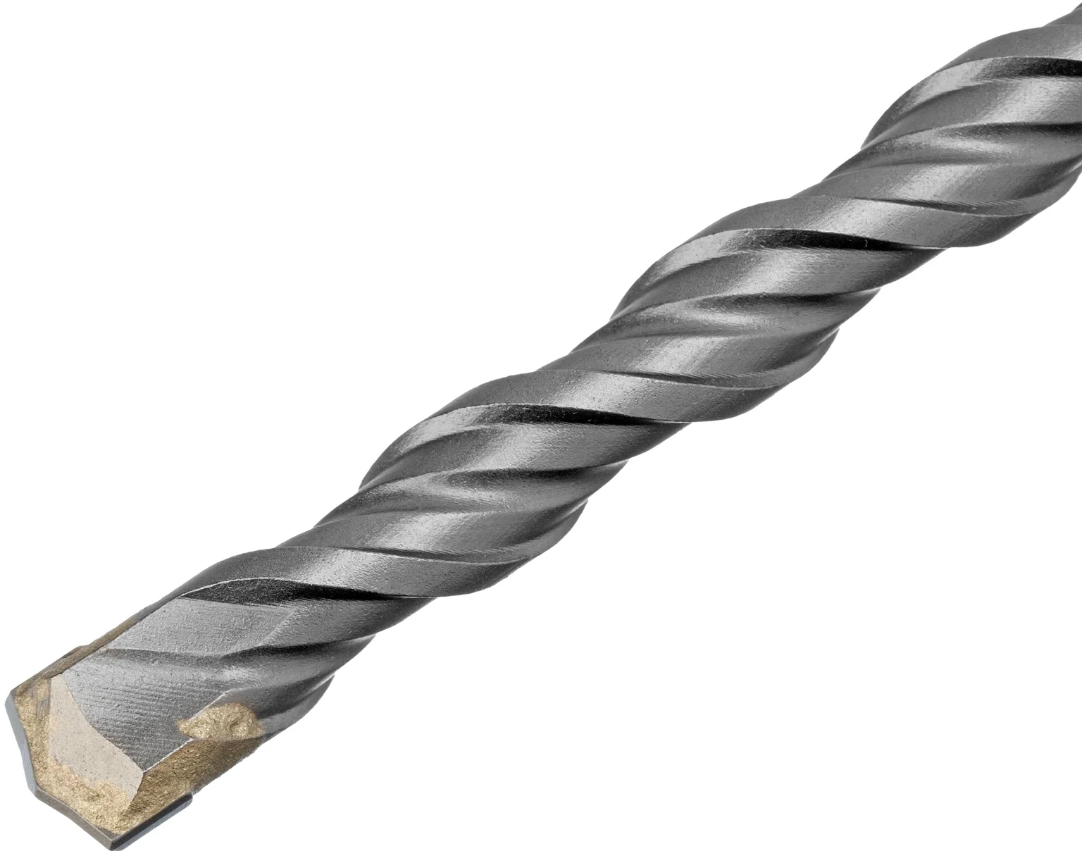 Бур по бетону Denzel двойная спираль, Cobalt W-tip, 10x160 мм, SDS PLUS