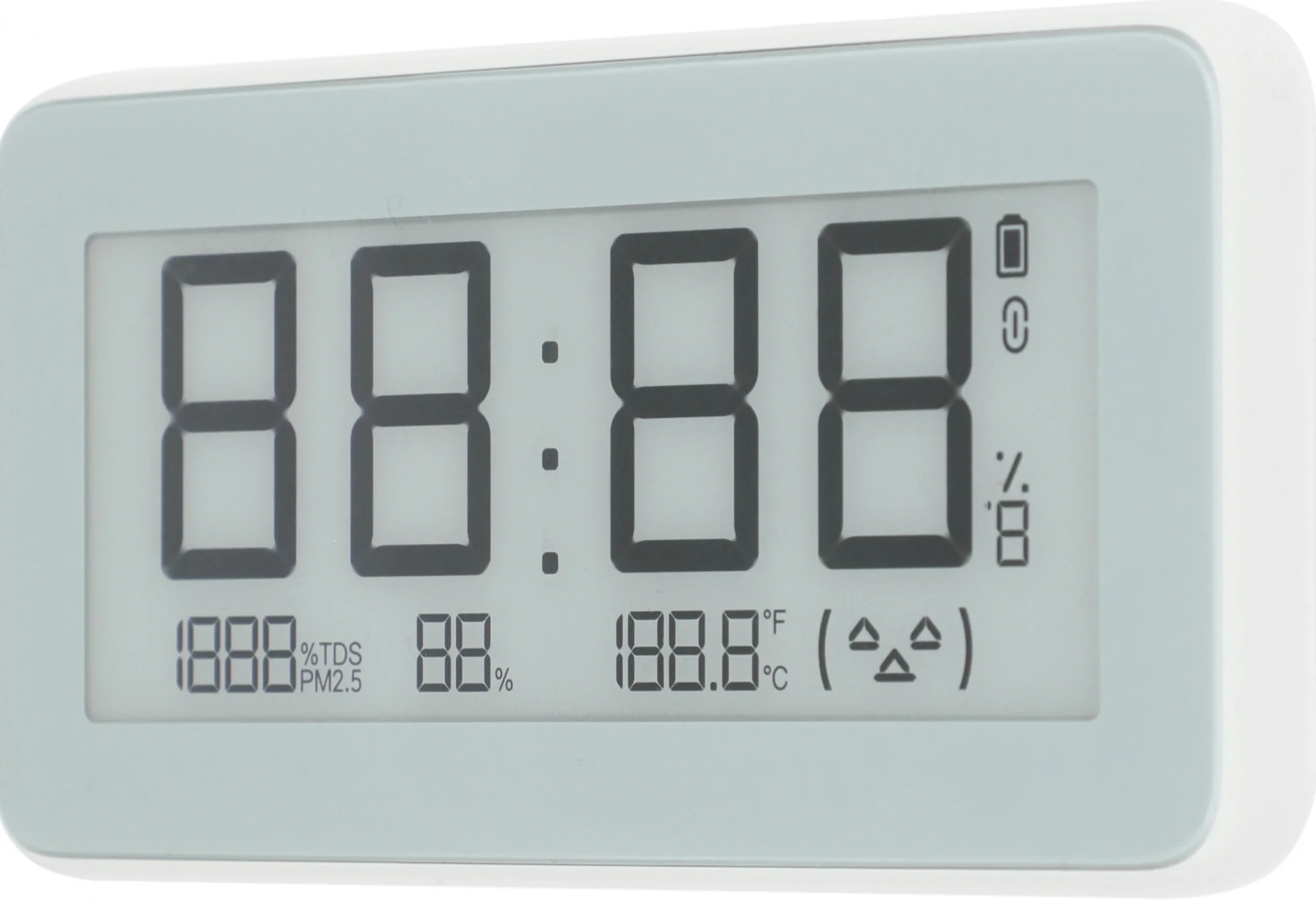 <104211> Часы-термогигрометр Xiaomi Temperature and Humidity Monitor Clock [BHR5435GL]