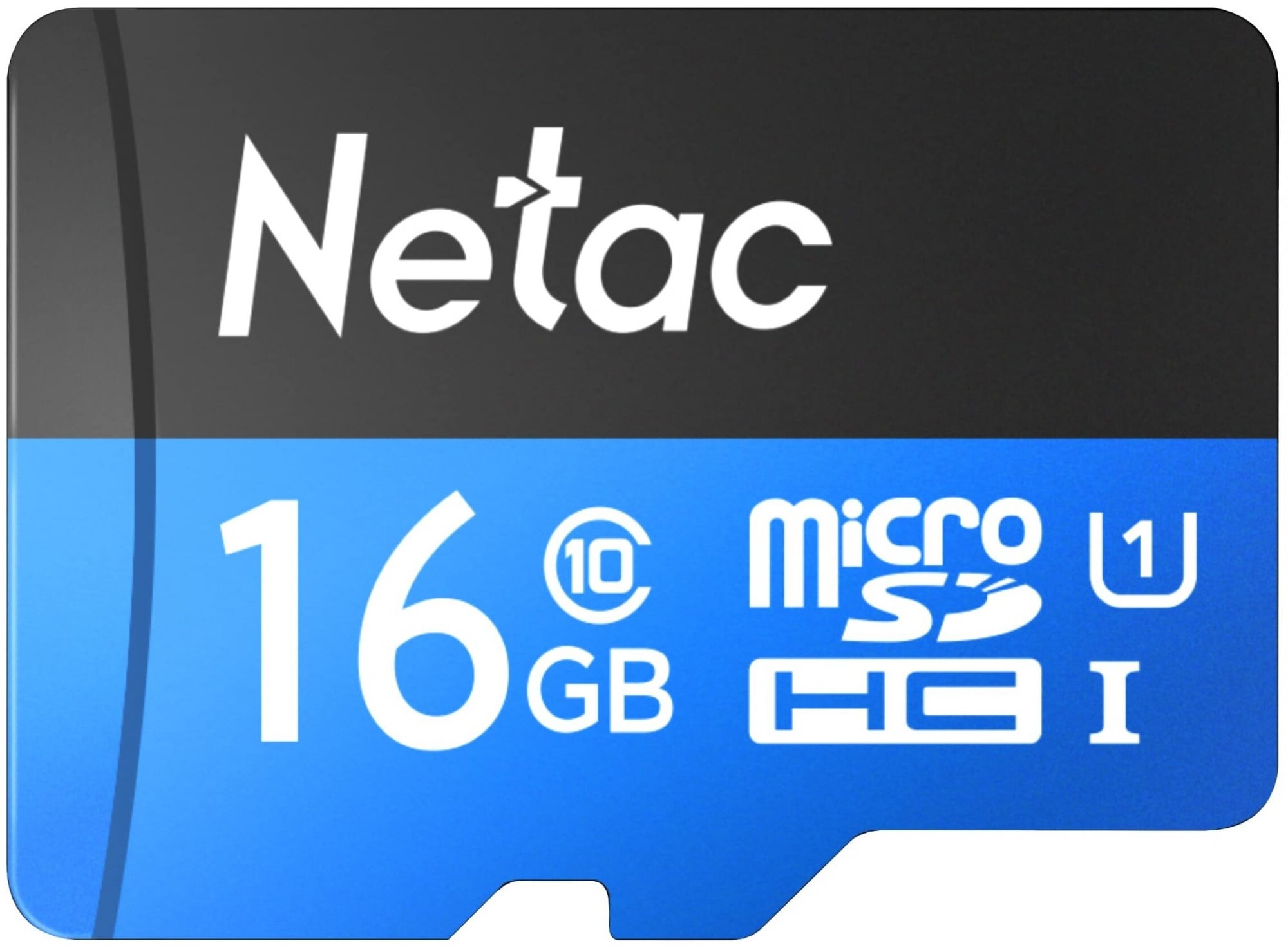 Micro SecureDigital 16GB Netac MicroSD card P500 Standard, retail version w/SD adapter [NT02P500STN-016G-R]