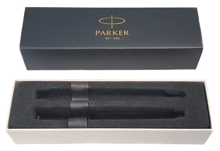 Набор ручек Parker IM Core FK221 (2093216) Black GT M сталь нержавеющая подар.кор. ручка перьевая, ручка шариковая