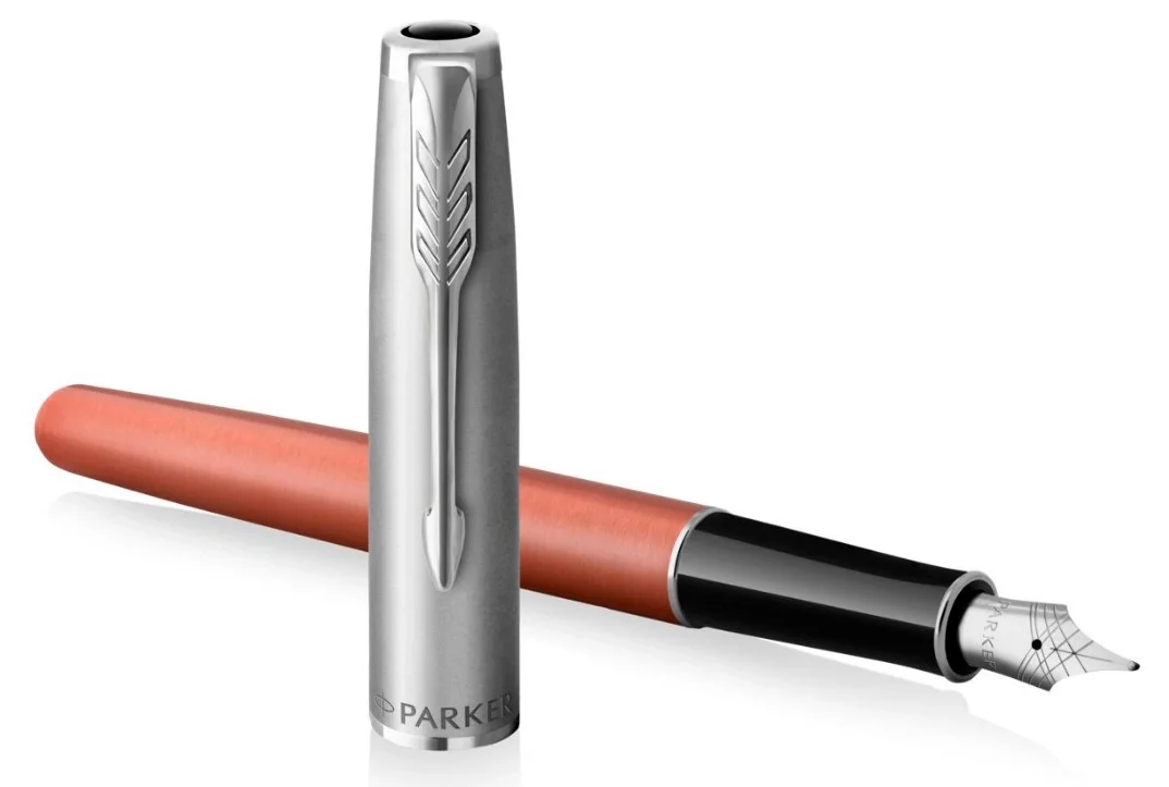 Ручка перьевая Parker Sonnet Essentials SB F545 (CW2169228) LaqOrange CT, F, сталь нержавеющая, подарочная коробка