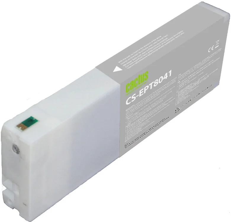 Картридж струйный Cactus CS-EPT8041 T8041 фото черный матовый (700мл) для Epson SureColor SC-P6000/7000/8000/9000 с чипом