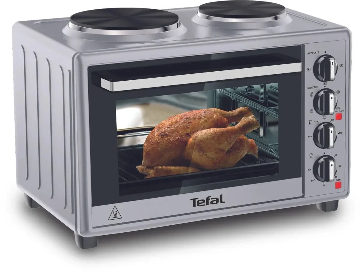 Мини-печь Tefal OF463D30 32л. 3000Вт серебристый/черный
