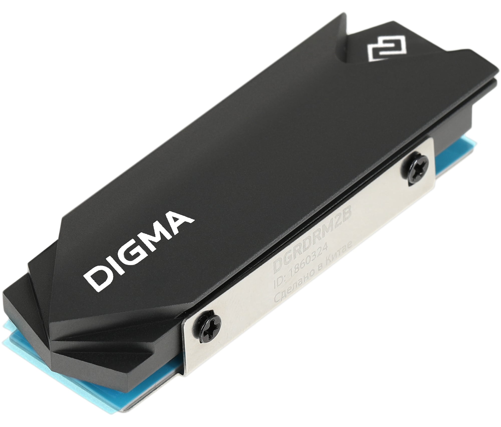 Кулер Digma - DGRDRM2B, охлаждение Пассивное, SSD cooling, DGRDRM2B