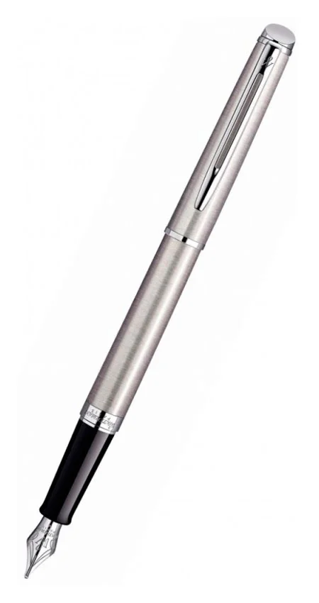 Ручка перьев. Waterman Hemisphere (S0920410) Steel CT F сталь с  хромированным покрытием подар.кор.