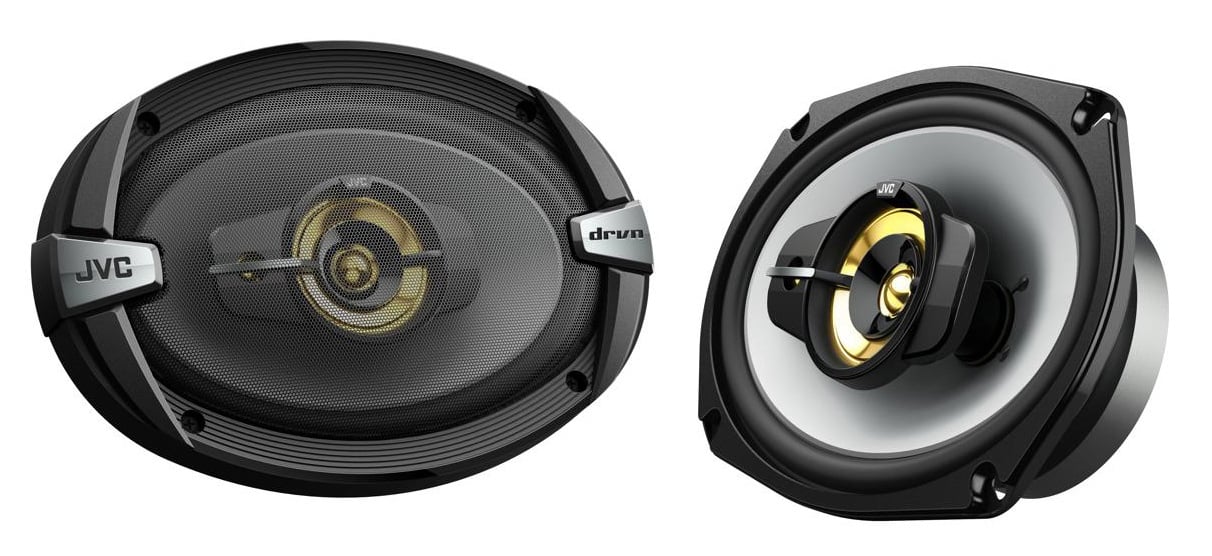 Колонки автомобильные JVC CS-DR693HP 600Вт 85дБ 4Ом 15x23см (6x9дюйм) (ком.:2кол.)  коаксиальные  трехполосные